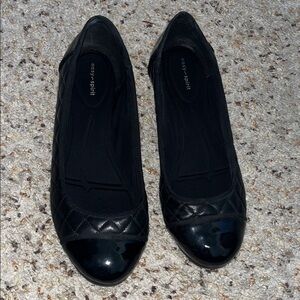 Easy Spirit Black Quilted Flats